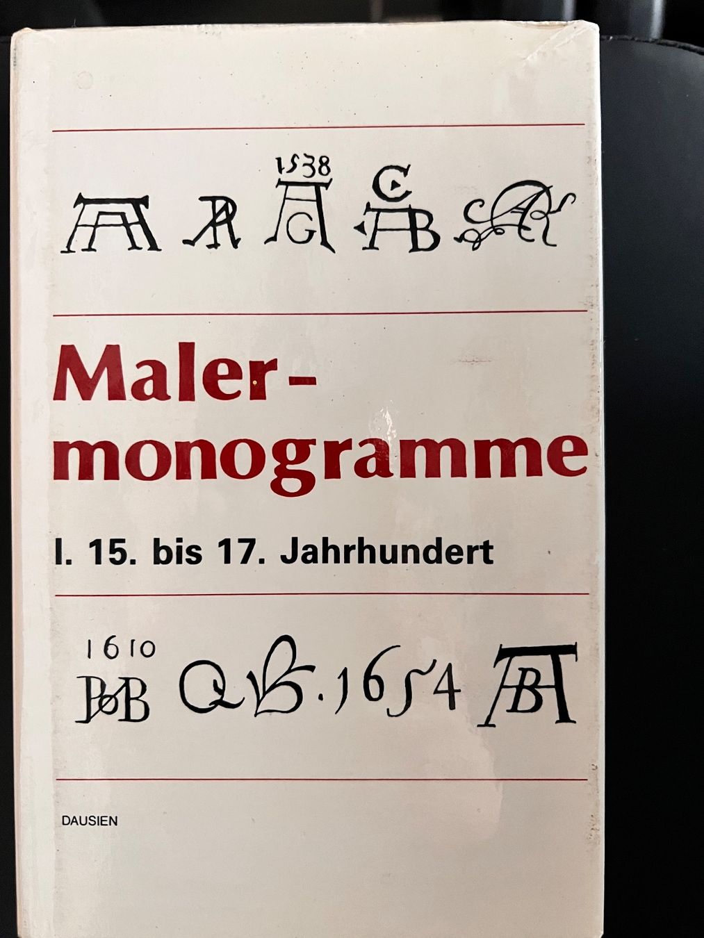 Sachbücher & Ratgeber: Maler-Monogramme Buch Gemälde – Gebraucht aus Emmenbrücke von