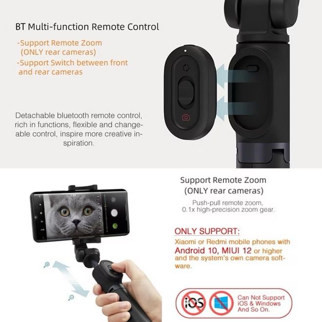 Staffe: Perche à selfie Bluetooth - neuf – Nuovo e nell'imballaggio originale da Delémont venduto da Emi-98 6