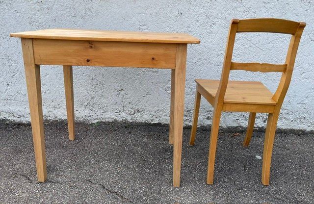 Tavoli: Holztischlein mit Stuhl – Usato da Oberrieden venduto da Ket25 2