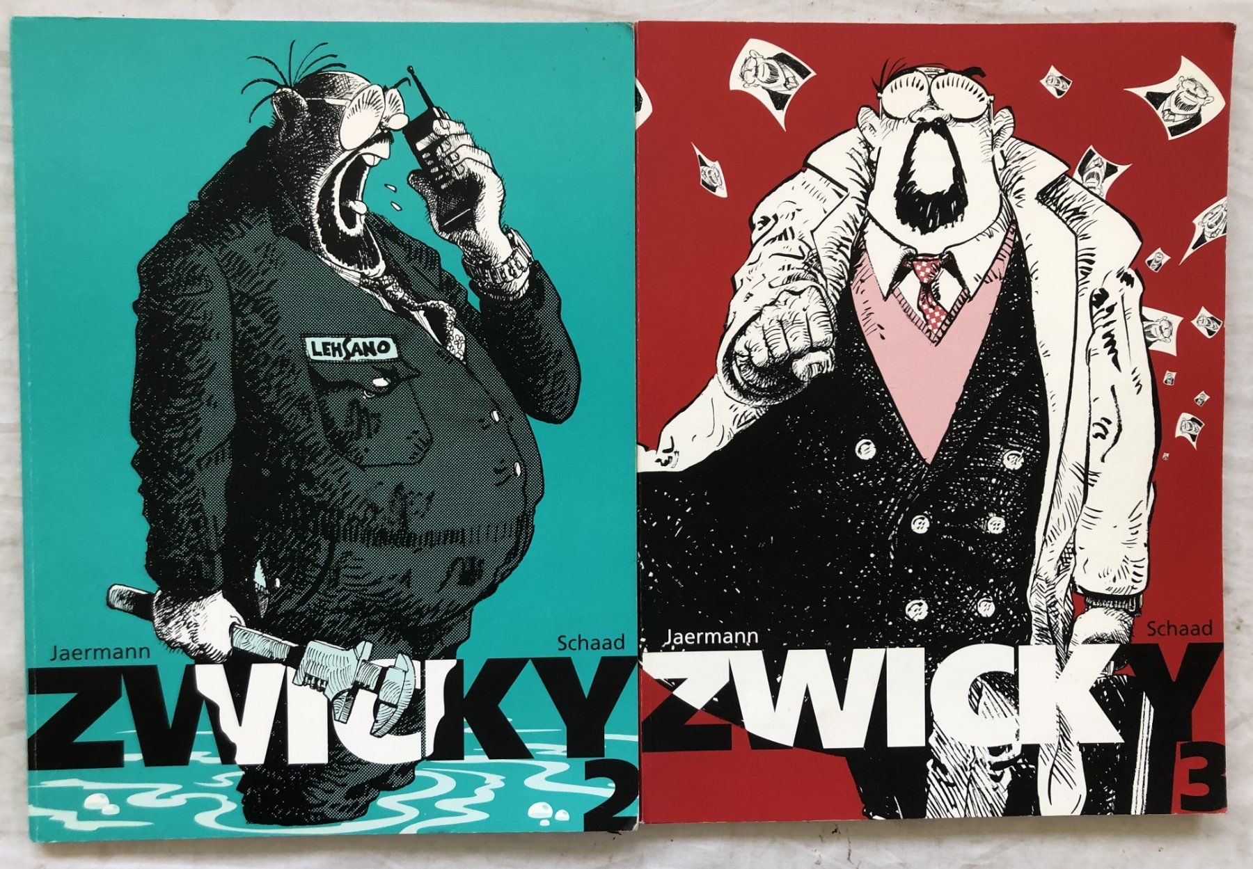 Fumetti: ZWICKY - Bände Nr.2+Nr.3 - Jaermann/Schaad – Usato da Schaffhausen venduto da durruti