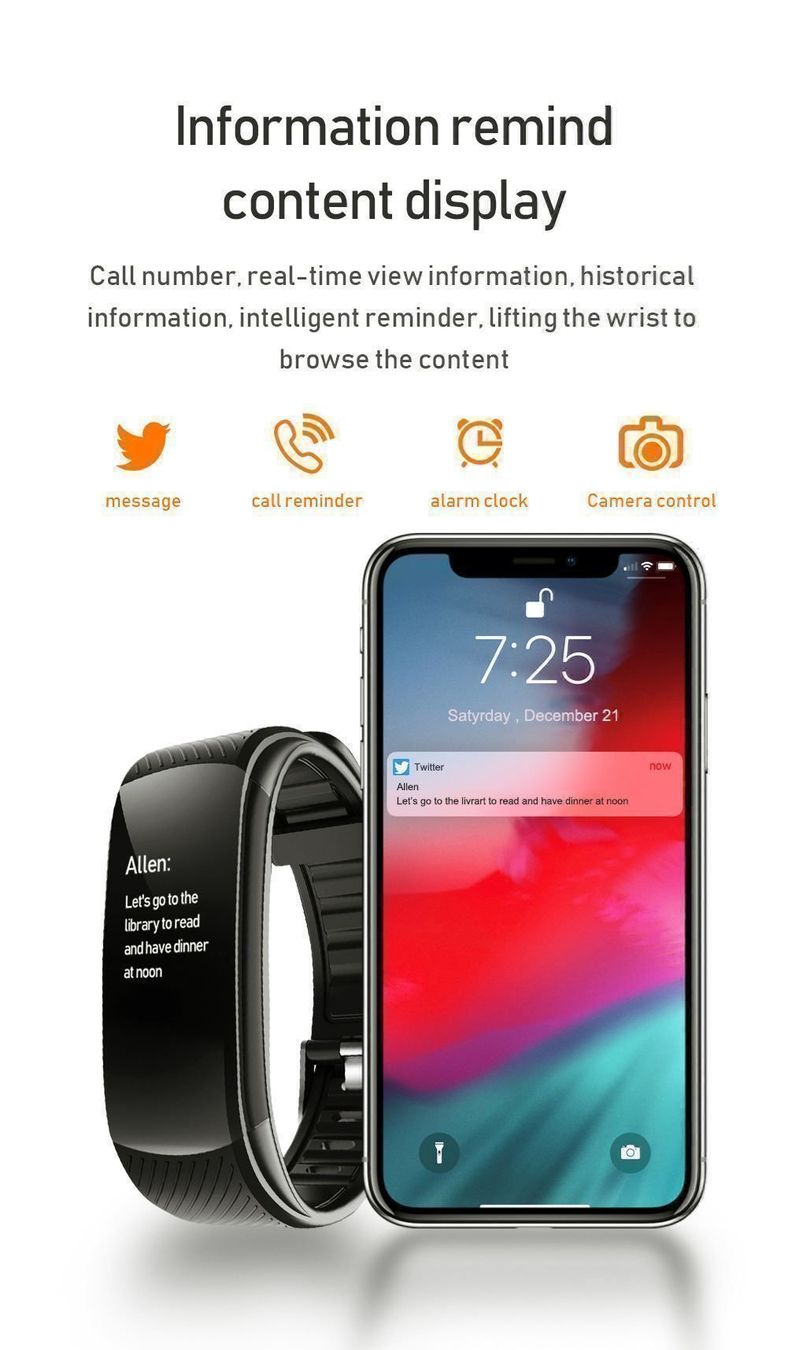 Smartwatch: SMARTBAND - FITNESSTRACKER - BLUETOOTH - FITNESS BAND – Neu und originalverpackt aus Kriens von swissgadget 7