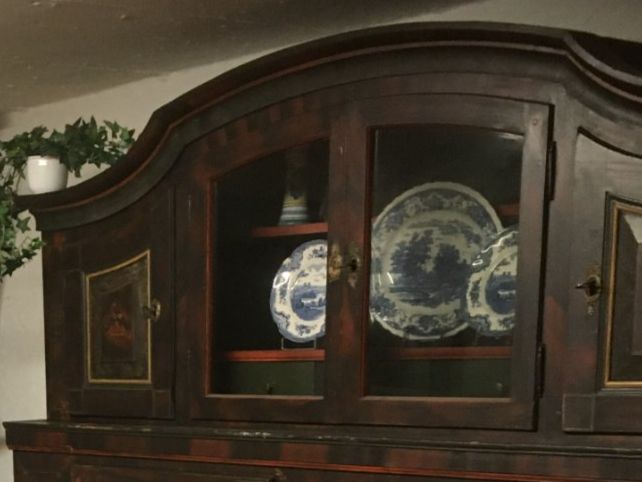 Credenze: Buffet datiert 1845, original Malerei – Usato da Worb venduto da bz2009 1