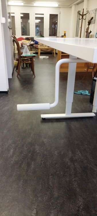 Scrivanie: Büro-, PC-, Schreibtisch 160x80 cm, weiss, ab 1 Franken! – Usato da Obbürgen venduto da twint99 3