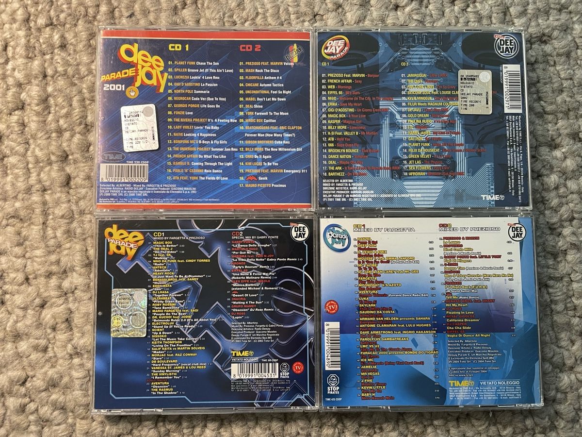 CDs: 4x Deejay Parade (2001/2002/2x 2004) – Neuf (Voir description) à Reinach AG par trigger7811 1