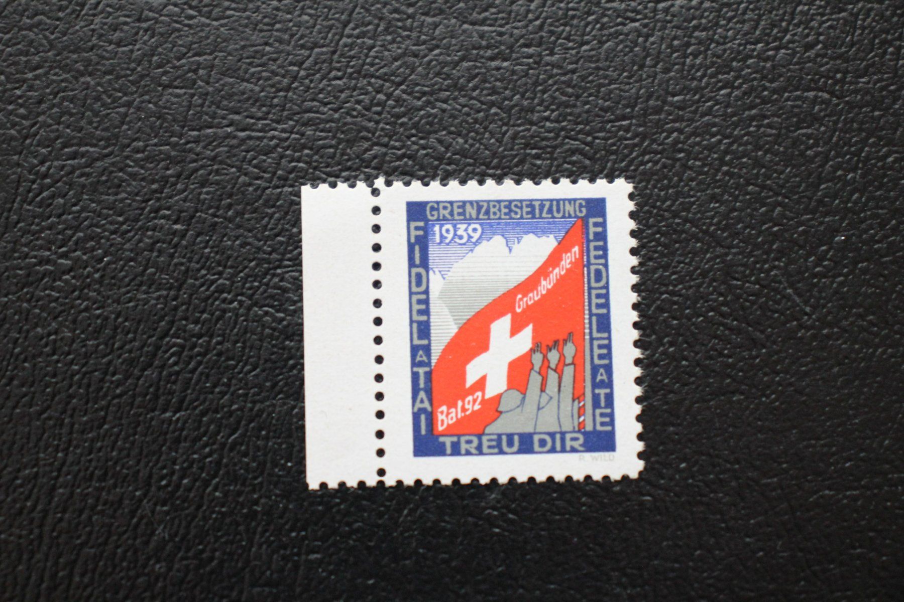 Tous les timbres: Bat. 92 Graubünden Grenzbesetzung  1939 – D'occasion à Wiedlisbach par Hrudolfo