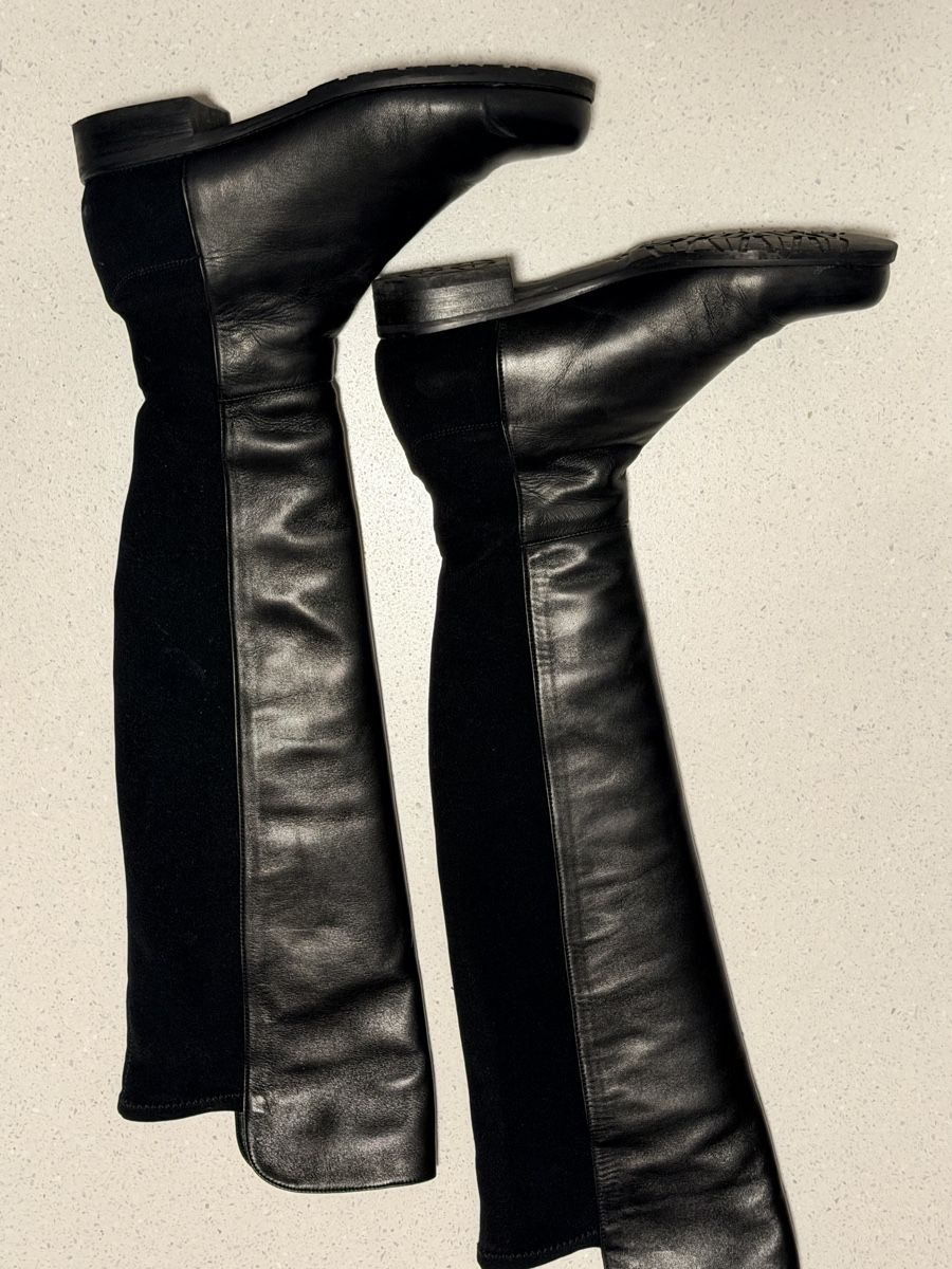 Stuart Weitzman Damenschuhe: Stuart Weitzman Stiefel schwarz Grösse 38 TOP – Neu (gemäss Beschreibung) aus Zumikon von DesignDeluxe
