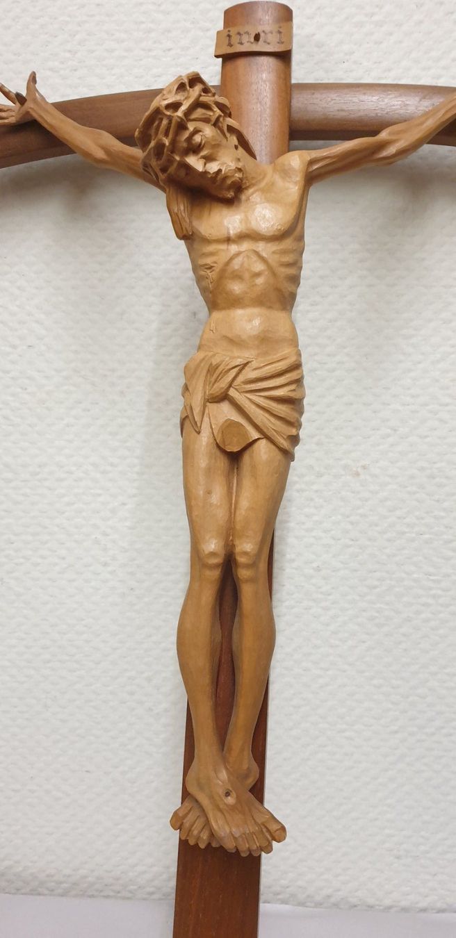 Sculture & Statue: Holzfigur Jesus am Kreuz – Usato da Emmen venduto da Brockofsky 2