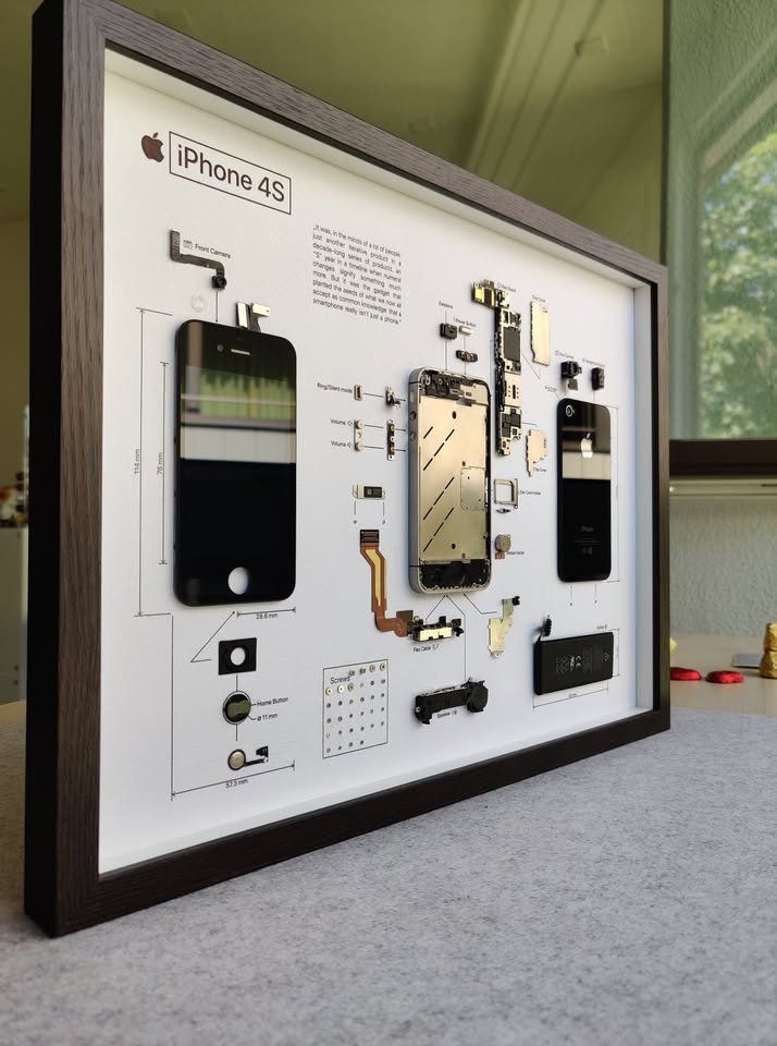 Apple Telefoni cellulari / Smartphones: «IPhone 4S in Frame» Schwarz – Usato da Dietikon venduto da MSR-Mark1 2