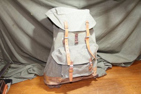 Schweizer Militär Rucksack Mod 51 Salz und Pfeffer, Jg. 1969