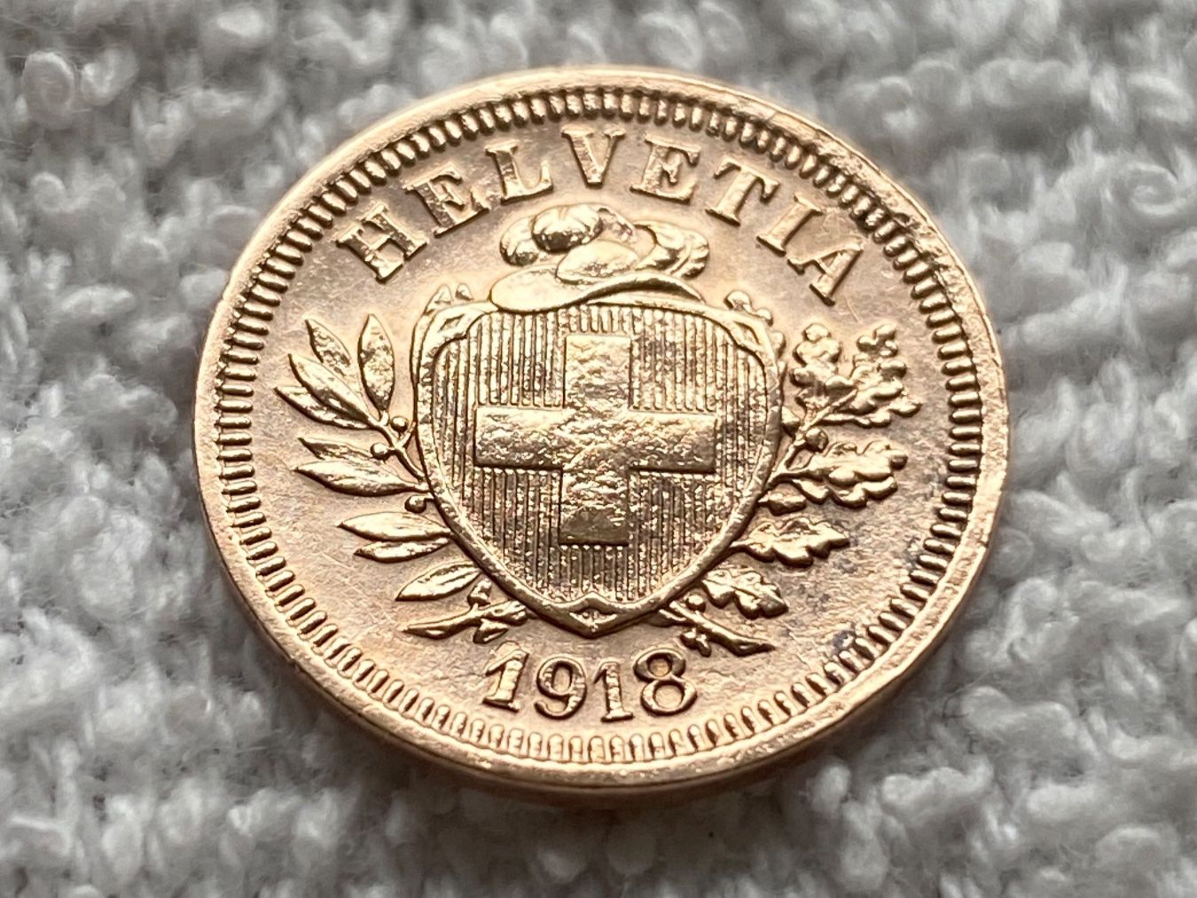Tutti le monete: 1 centime/rappen 1918 – Usato da Nyon venduto da Ilmi09