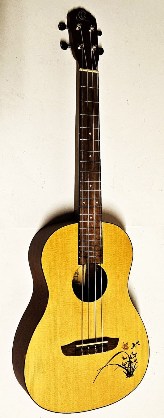 Musikinstrumente: Bariton-Ukulele ORTEGA ohne Etui NEU – Neu und originalverpackt aus Wöschnau von Musikhaus-Luethy5012 1