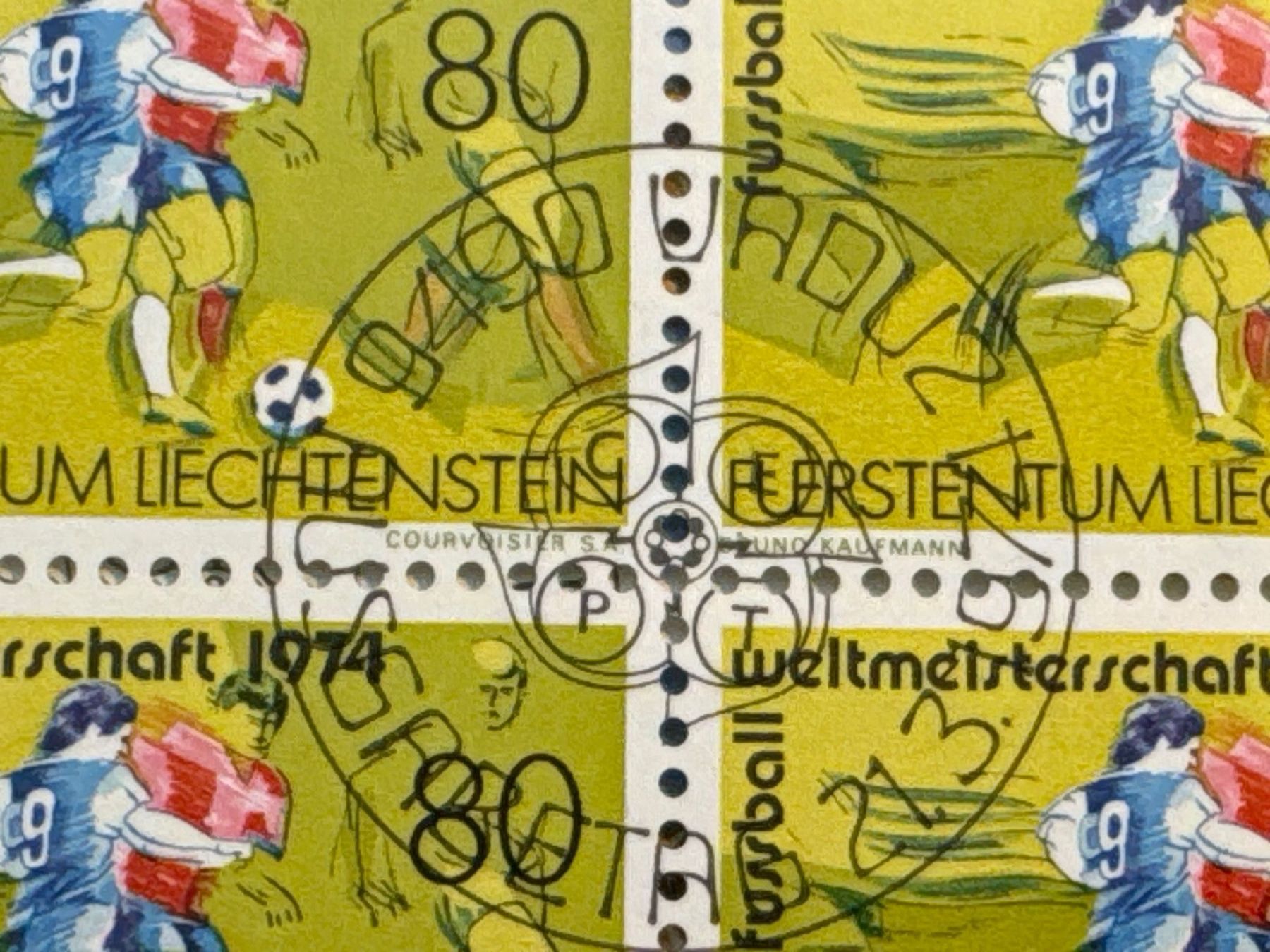 Alle Briefmarken: 1967+ 17 Viererblöcke mit ET Stempel – Gebraucht aus Küssnacht am Rigi von POSTOMASTER 1