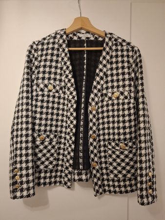 Veste Tweed Pied de Poule Reserved XS