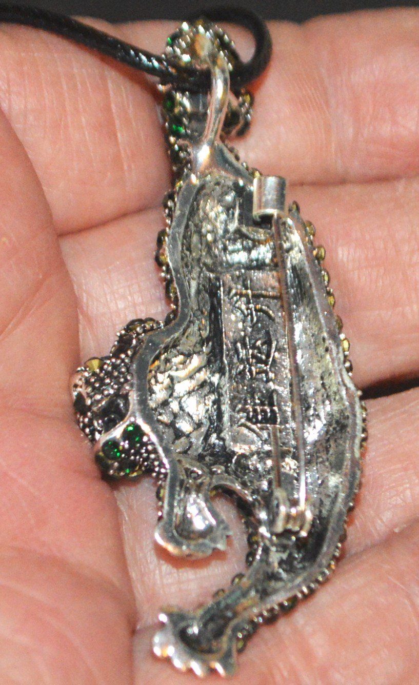 Spille & Fermagli: Brosche oder Halskette K-1424D – Tiger - Emaille & Strass Gr – Nuovo e nell'imballaggio originale da Goldiwil (Thun) venduto da han_v5b7 5