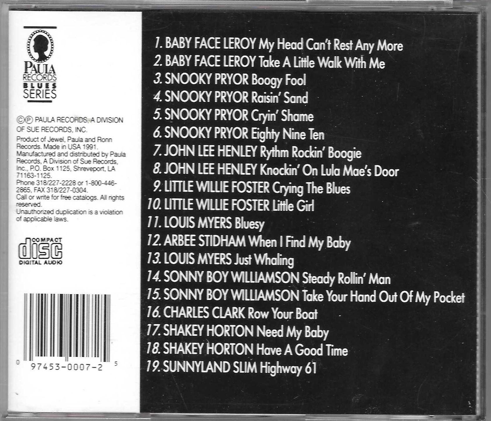 CDs: CHICAGO BLUES  HARMONICAS – D'occasion à Bex par Giorgiob 1