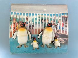 4x Figur Tier Pinguin Marke AAA & Original Display Zoo