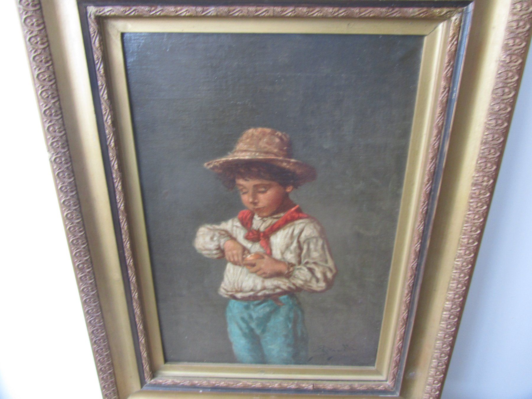 Gemälde: A.Petrocelli(Napoli 1846)-Scugnizzo – Gebraucht aus Luzern von Lucernauno 1