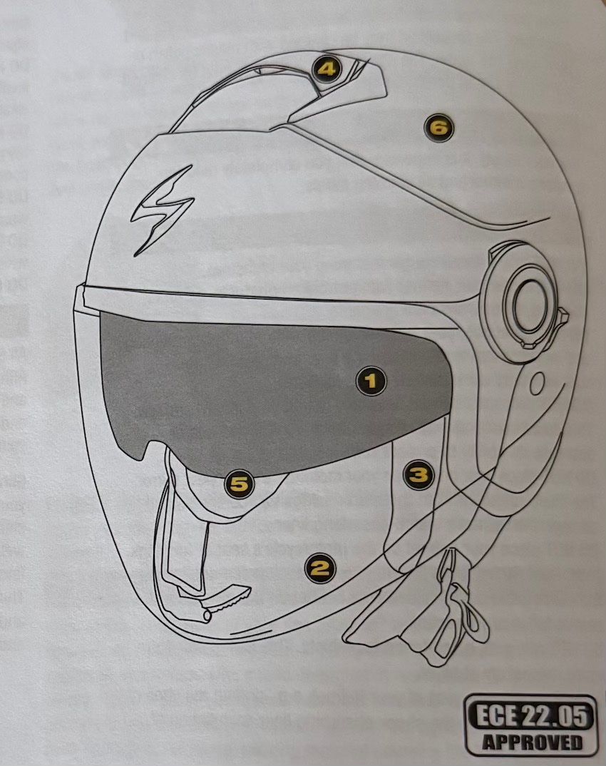 Caschi & visiere: Casque de moto – Usato da Delémont venduto da Viliriane 5