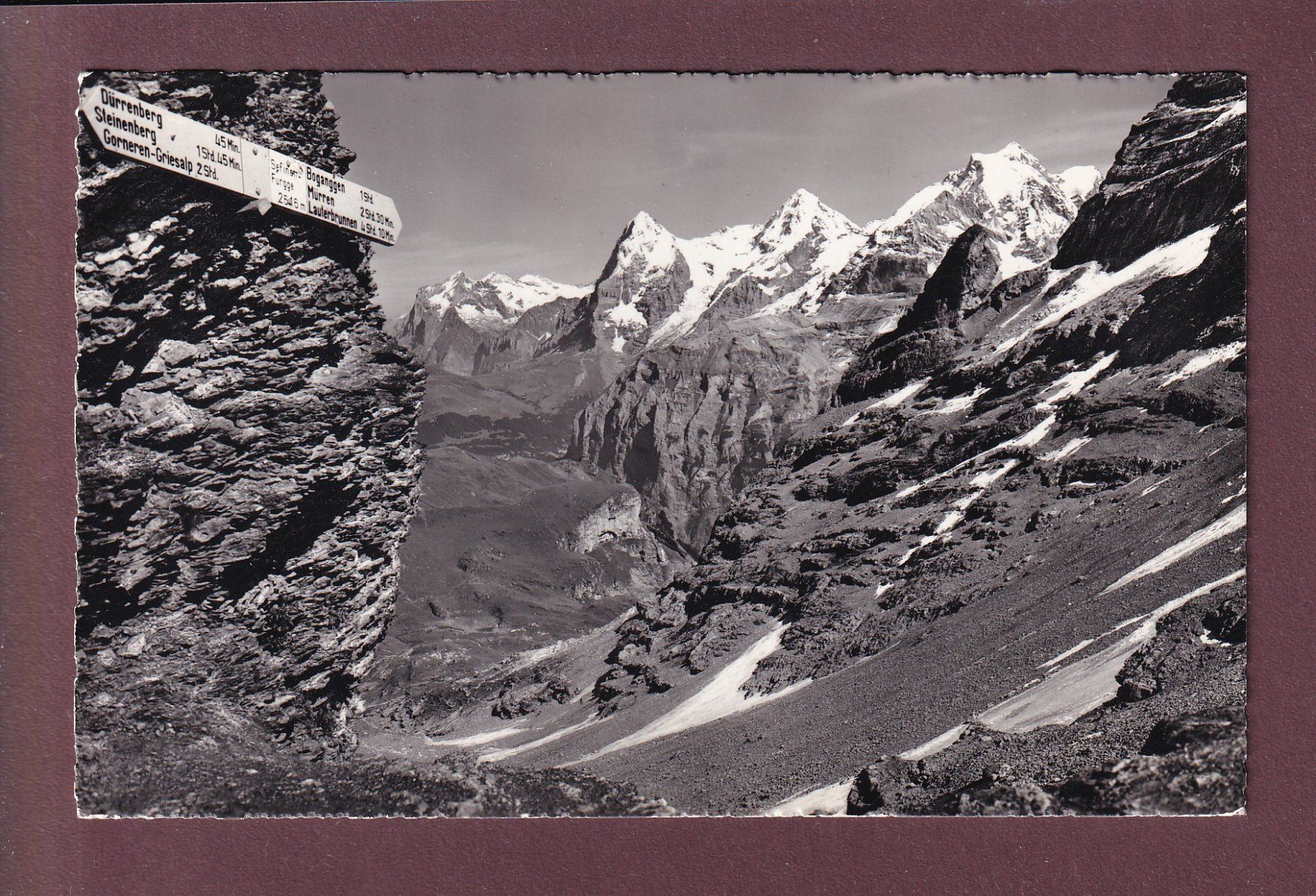 Cartoline postali: SEFINENFURGGE-PASSHÖHE - 1962 – Usato da Pully venduto da nicecards