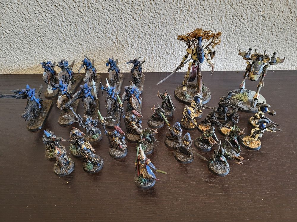 Warhammer 40K Eldar old exodites Armee Aeldari bemalt | Kaufen auf Ricardo