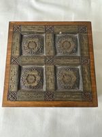 Handgeschnitzte Holzbox, Schmuckschatulle, Vintage Deko!