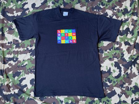 Vintage Y2K T-Shirt British Museum Egypt Hierogliph Sz L