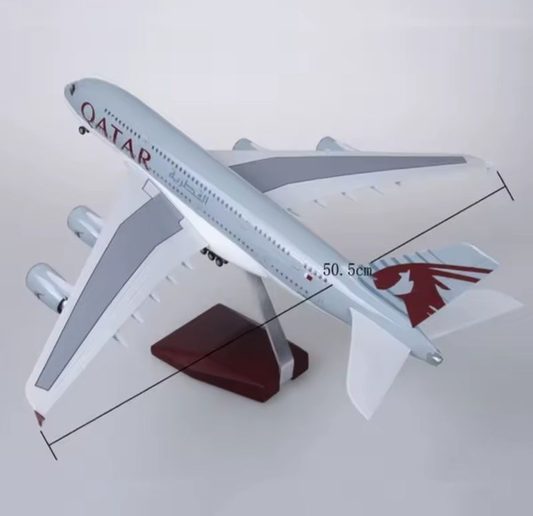 Airbus A380 Miniature 1/1100 – 8 Cm, Métal, Socle Gravé, New Ray, Cadeau Collectionneur