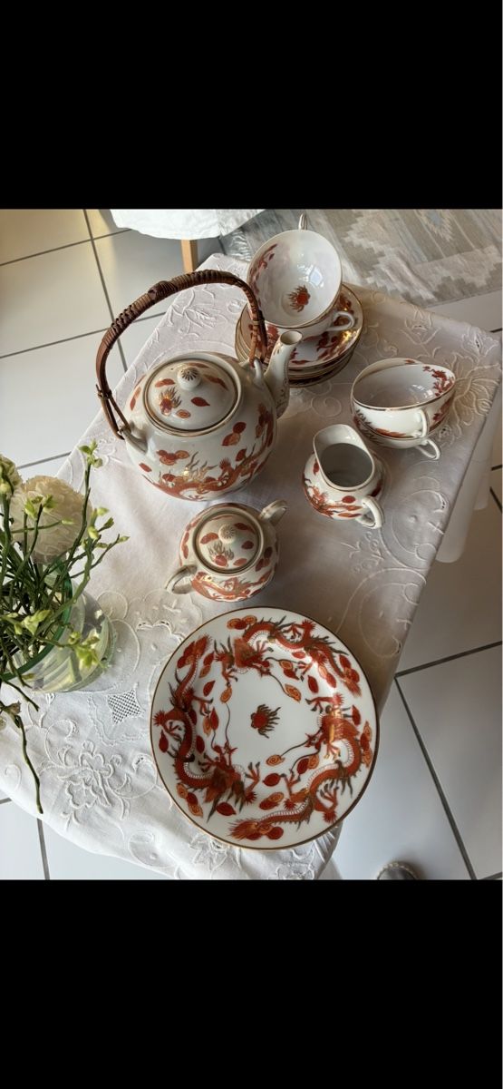 Set di piatti: 60-jähriges japanisches Tee-Service - 4-eilig oder 5-teilig – Usato da Schaffhausen venduto da tru_2flr