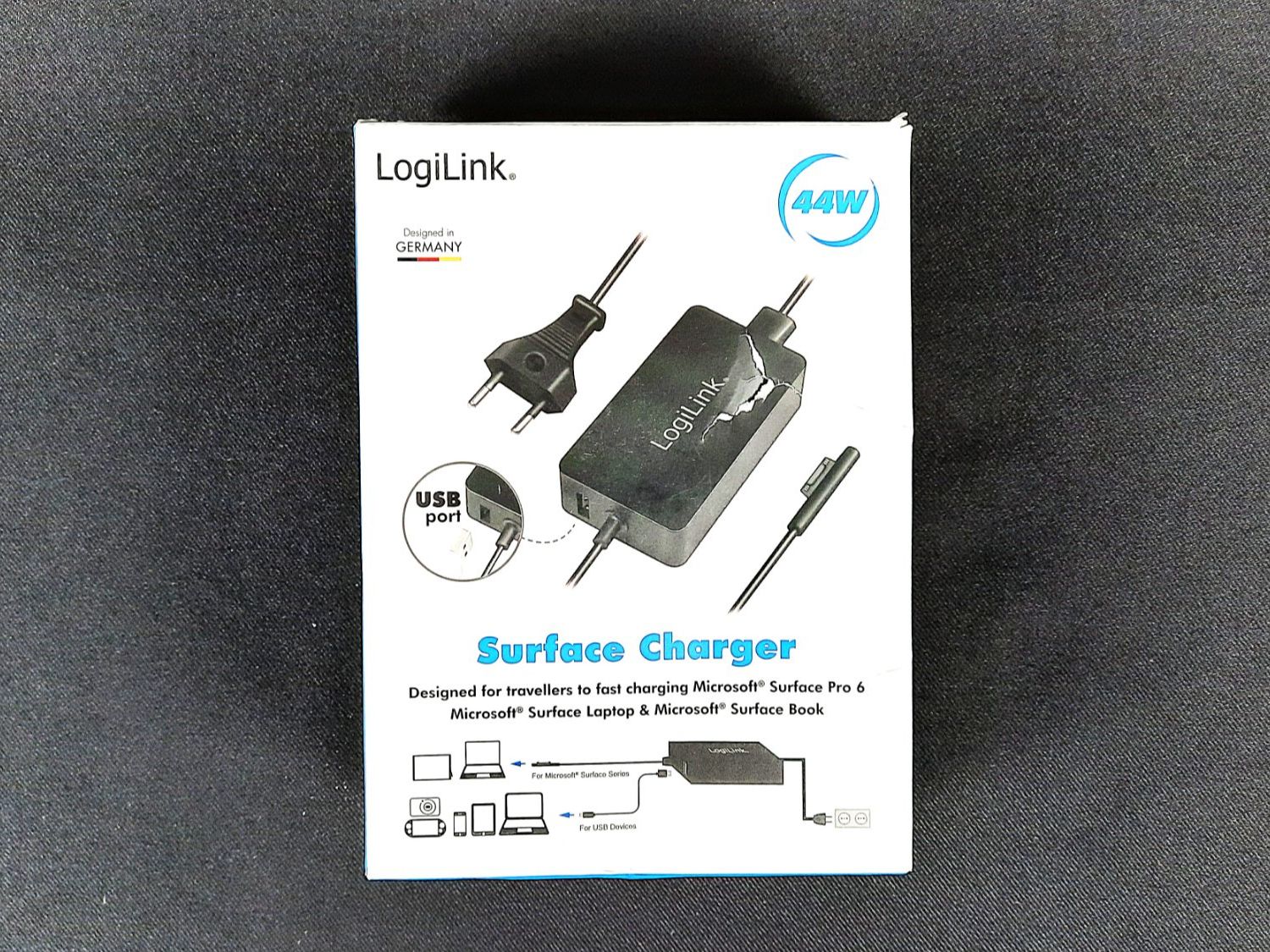 Microsoft Caricabatterie: LOGILINK-44w-Surface-Charger – Nuovo (secondo la descrizione) da Beinwil am See venduto da Restwert_Beinwil