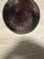 Antiker Münzlöffel Costa Rica – Silbermünze 1890, Rarität