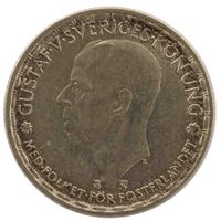 Schweden 1 Krone 1948 Silber