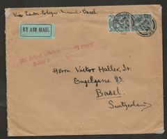 Flugpost 1923 Birmingham Köln Basel Luftpost