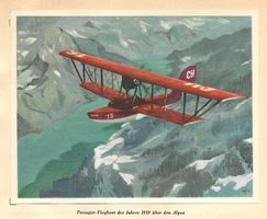 Passagier Flugboot, 1919, Klebebild, 1948