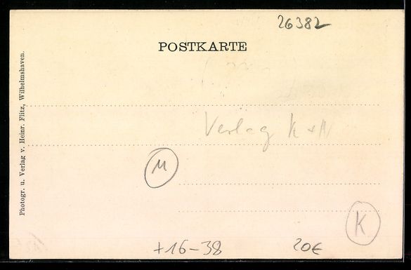 Cartoline postali: Grusskarten-AK Wilhelmshaven, Partie in  – Usato da Berlin venduto da bartko-reher 1