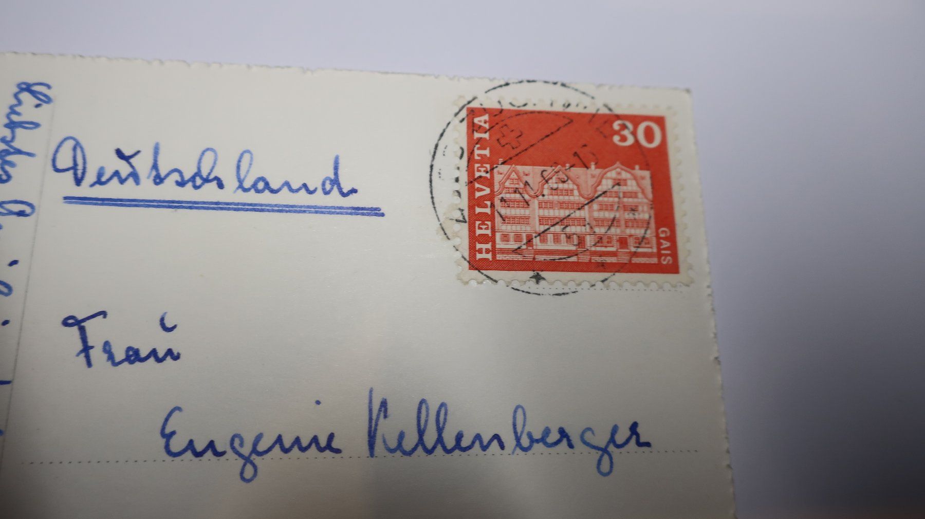 Cartoline postali: Solothurn St. Ursen-Kathedral mit Chantier -Anlage 1968 – Usato da Cormoret venduto da Pascalll2001 4