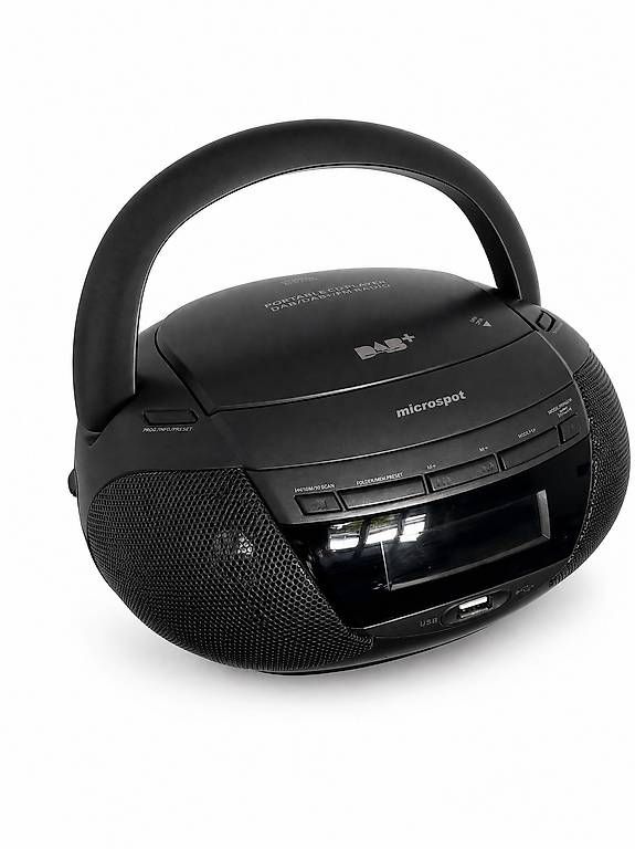 Lettore multimediale portatile: Microspot CD-Player / tragbarer CD-Radio – Usato da Oetwil am See venduto da bal_b9hq