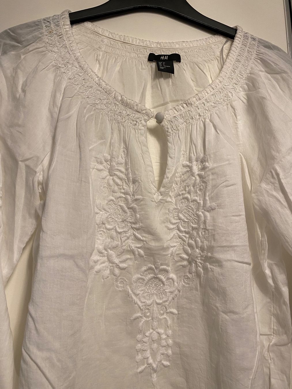 H&M Camicette: Damen Bluse gr.34 100% Baumwolle – Usato da Pfungen venduto da Sheki56 2