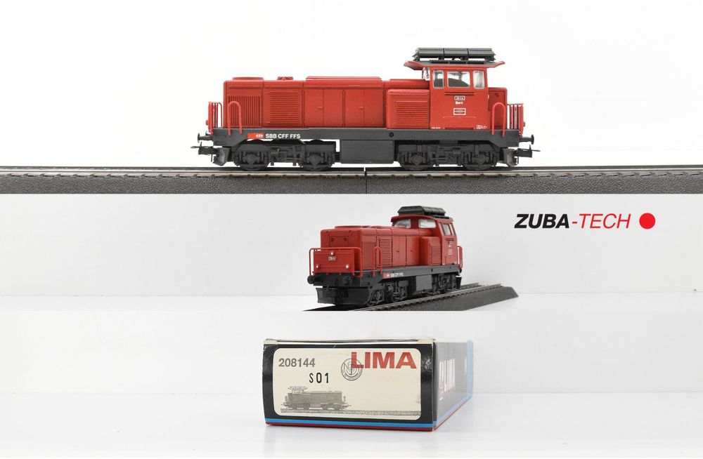 LIMA HO 208145 SBB CFF FFS 18440 Bm1/4 diesel loco dark red super in