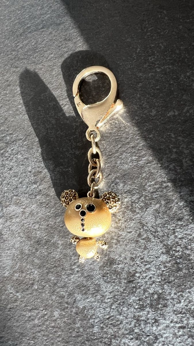 Swarovski Portachiavi: Porte-clés ours doré Swarovski – Nuovo (secondo la descrizione) da Nyon venduto da stylevintage79 6