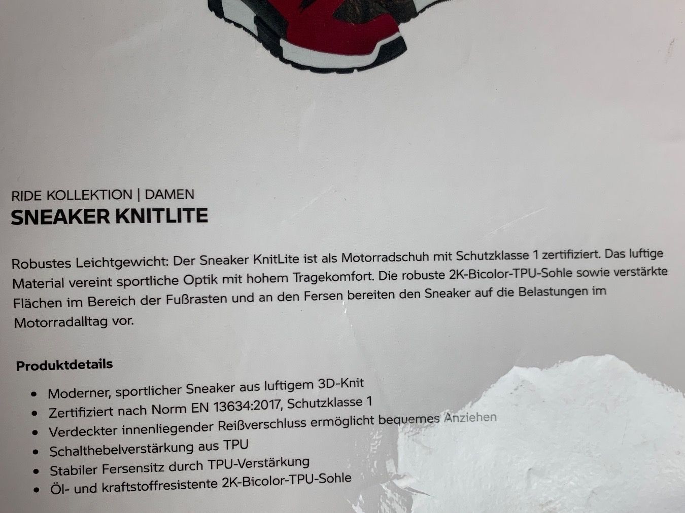 Damenschuhe: BMW Sneaker KniteLite Damen Gr. 40 – Neu (gemäss Beschreibung) aus Gansingen von per_h7lz 7
