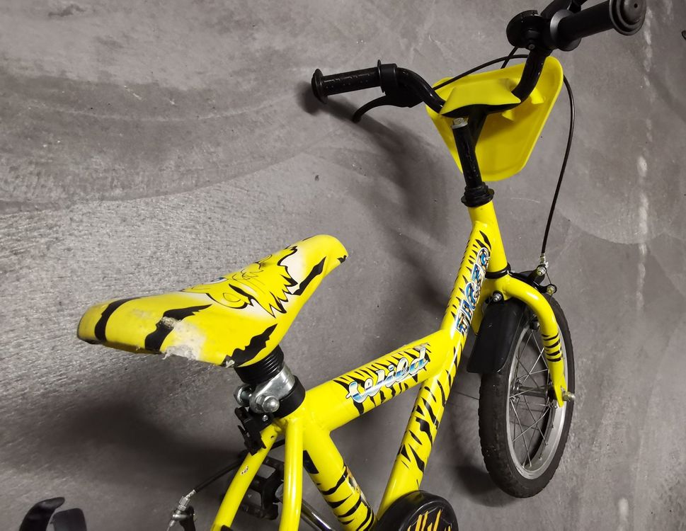  14-Zoll-Kinderfahrrad mit Stützrädern (Gebraucht) in Baar für CHF 23 Bildidee 