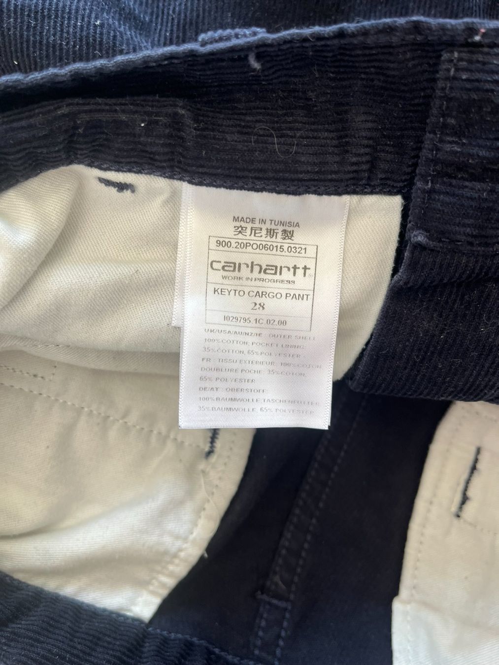 Hosen: CARHATT Cargohose Dunkelblau – Gebraucht aus Otelfingen von Denis_ZH 3
