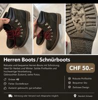 Herren Schnürboots dunkelbraun Grösse 42 gebraucht