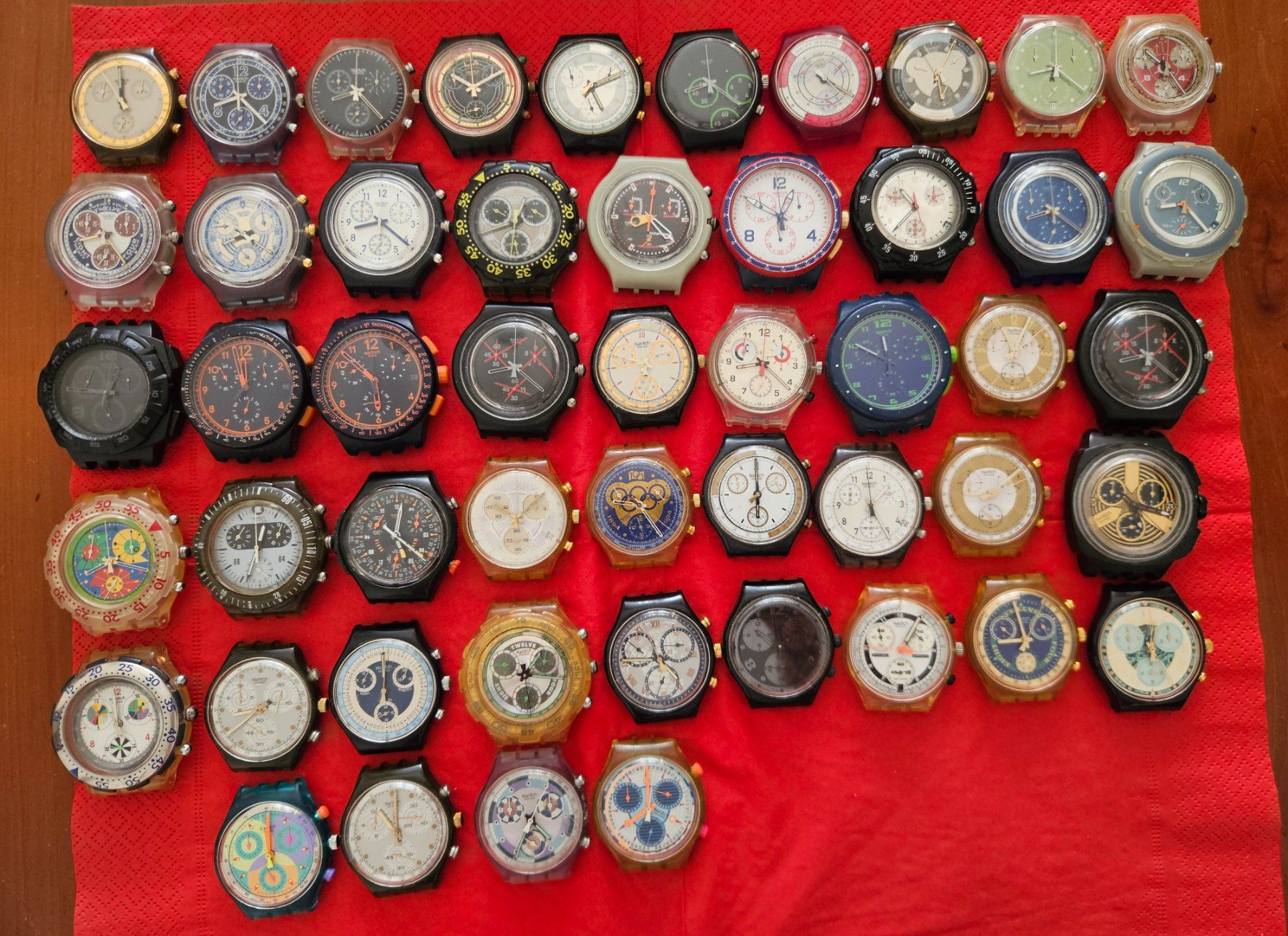 Swatch Orologi: 50x Swatch Chrono NOT WORKING – Difettoso da Genève venduto da Icg146