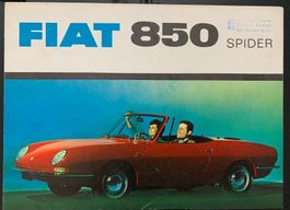 Fiat 850 Spider Prospekt 1967 1. Serie