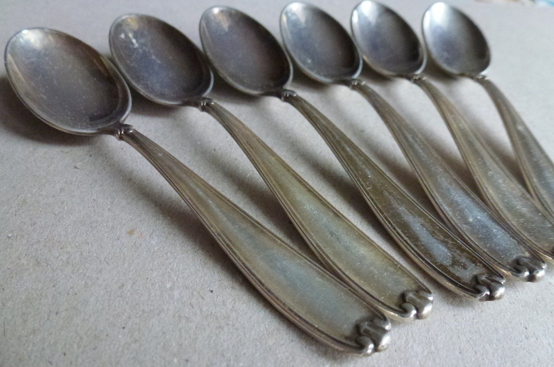 Löffel: SET mit 6 Stück Silber-Kaffeelöffeli aus 800er Silber – Gebraucht aus Walkringen von Casablanca777 3