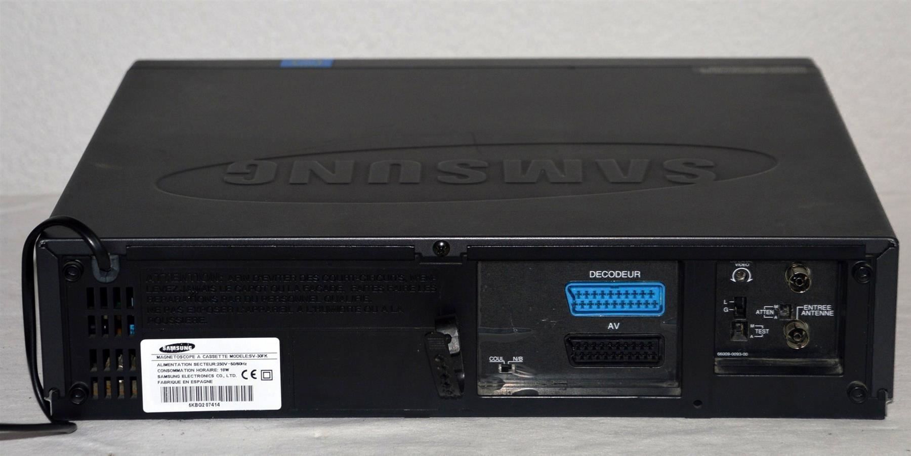 Samsung Registratori: Videorecorder VHS Samsung SV-30FK magnétoscope – Usato da Collonges venduto da arashee 4