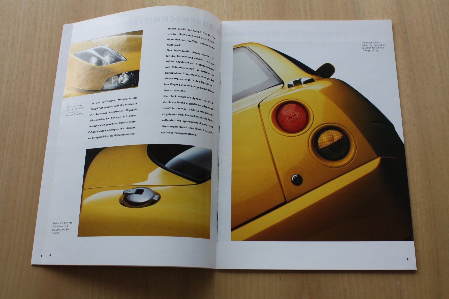 Fiat Documenti: Fiat Coupe Prospekt 1994 – Usato da Wikon venduto da erwin400 4