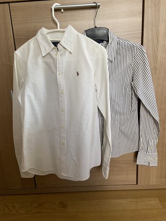 2 HEMD RALPH LAUREN/TOMMY HILFIGER GRÖSSE S