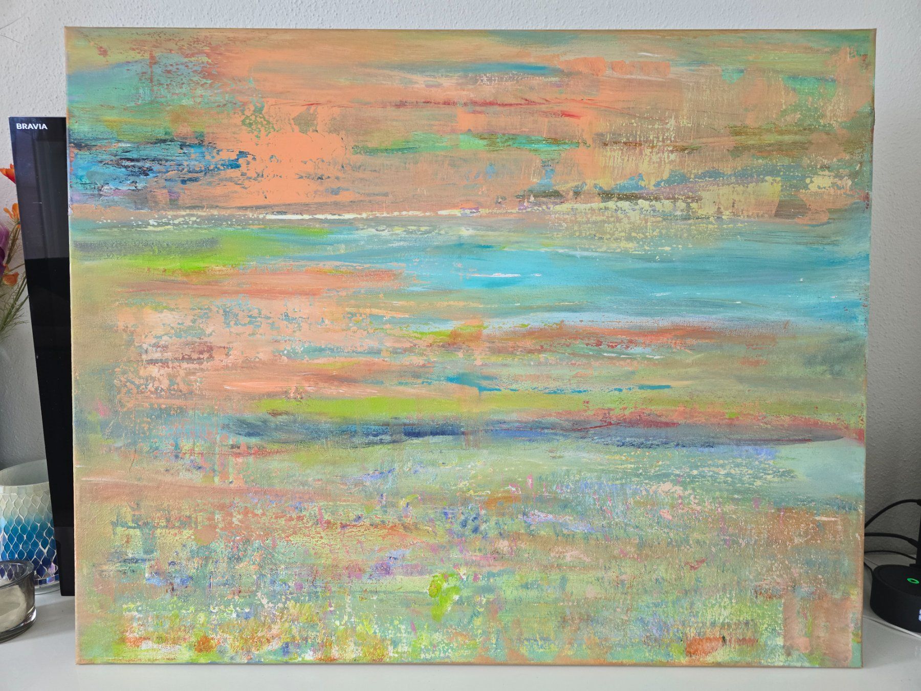 Dipinti: Originalegemälde auf Leinwand 100x80cm,  Unikat!!! – Nuovo e nell'imballaggio originale da Beinwil am See venduto da Superchance 7